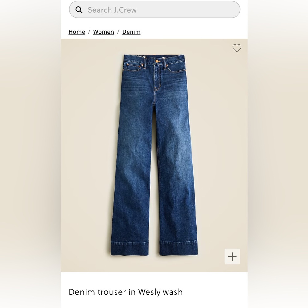 J. Crew trouser jeans size 28
